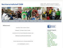 Tablet Screenshot of nachbarschaftstreff-dom.de